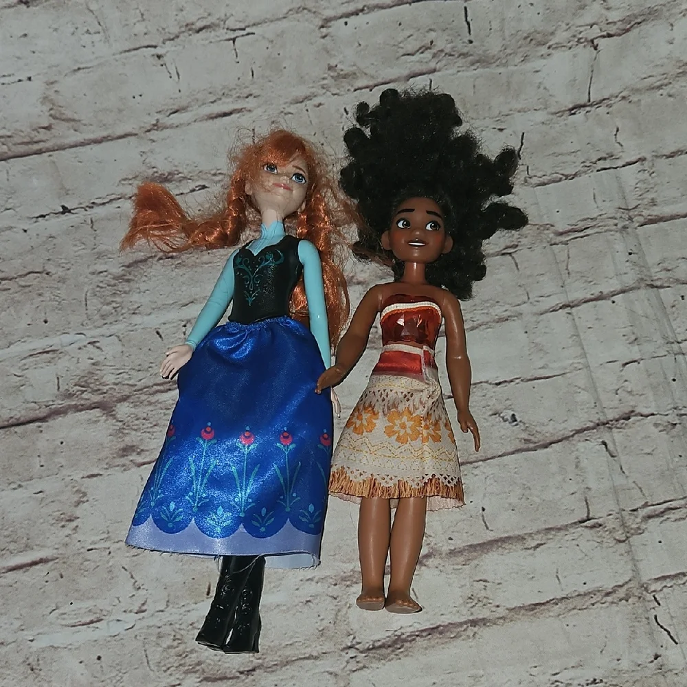 🔥Disney Anna Moana Dolls‎ 11